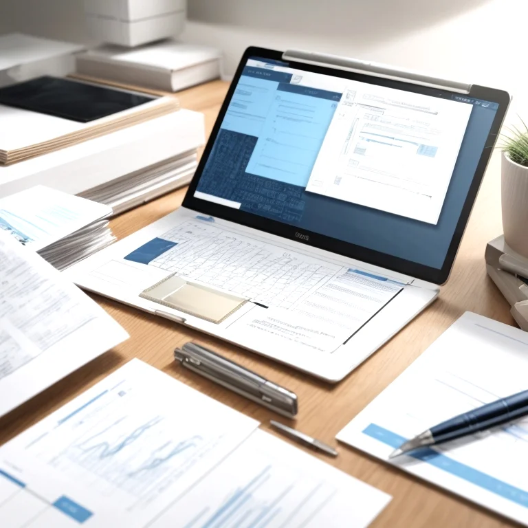 Group of analysts reviewing documents